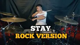 The Kid LAROI, Justin Bieber - STAY (Rock Version) || Drum Cover