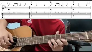 Spring (Antonio Vivaldi) - Easy Fingerstyle Guitar Playthrough Tutorial Lesson With Tabs