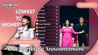 Eurovision 2022 - Old Televoting Announcement (2016-2018)