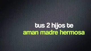 ORACION POR MI MADRE-cancion a capela