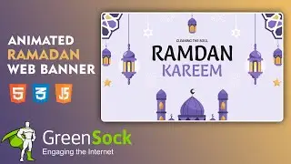 How to Make an Animated 🌙 Ramadan Web Banner Using HTML & CSS | [GSAP Animation Tutorial]