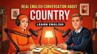 Real English Conversation About Country | Podcast To Improve English Speaking