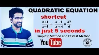 Vedic Maths : Quadratic equation Shortcut Part #2 - Maths Tricks - By VipraMinds