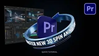 3D Spin Animation in Premiere Pro 🔥
