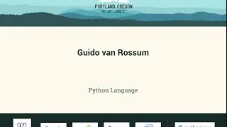 Guido van Rossum - Python Language - PyCon 2016