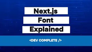 How to Pick the Perfect Font in Next.js