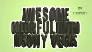 How to Make Awesome Colorful Intro FAST and EASY in Sony Vegas Pro [BEGINNERS]