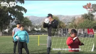 Famoso pequeño portero es invitado a clínica de Oscar Dautt, entrenador profesional