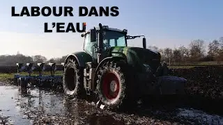 💧Labour dans l'eau / Condition difficile pour ce FENDT 930 😍