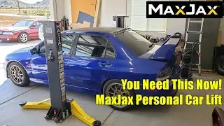 BendPak MaxJax M6K Home Garage Car Lift Installation Tips, Testing, and Amperage Measurements.