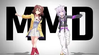 Korone x Okayu MMD