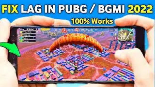 HOW TO FIX LAG IN PUBG MOBILE & BGMI in 2022 😍🔥 FreeFire LAG Fix🔥CODM LAG Fix🔥PUBG New State LAG Fix