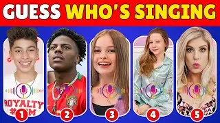 Youtuber Quiz | Guess the Youtuber by SONGS | Rebecca Zamolo, The Royalty Family, Salish Matter