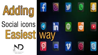 font awesome icons html css tutorial in Hindi in 2021