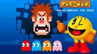 PAC MAN - Ralph Breaks the Maze Android/iOS Gameplay (BY BANDAI NAMCO)