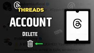 Threads Account Delete Kaise Kare Permanently || Threads Account Delete Instagram || Threads Delete