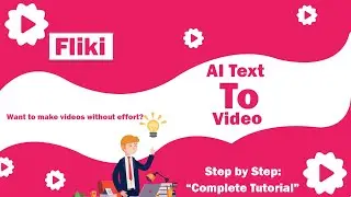 How to Use Fliki AI for Beginners | Create Faceless YouTube Videos | Text to Video & Text to Speech