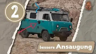 bessere Luft-Ansaugung für den Motor - kühlere Luft - einfacher Filter wechsel - Warttiefe - | UAZ