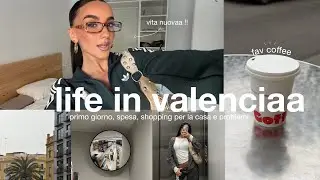 First day in Valencia 🤠 | New life, home shopping, groceries, first problems, and more!