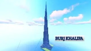 Make Burj Khalifa In Minecraft: Timelapse