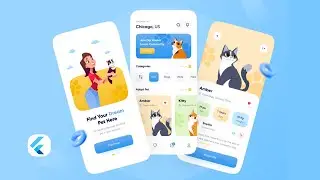 Flutter Pets App || Flutter UI