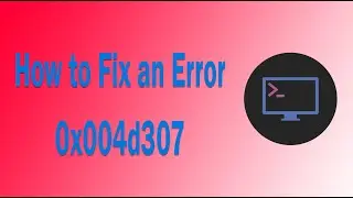 How to Fix an error 