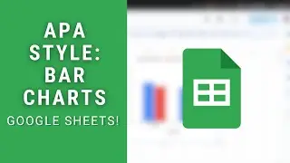 Google Sheets: APA 2x2 Factorial Bar Chart Tutorial (w/ Error Bars!)