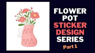 Digital Art Timelapse Workflow | Flower Pot Design in Adobe Photoshop 2020