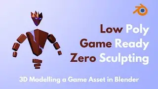 Stylized Golem | Model a Game-Ready Character in Blender (Step-by-Step Tutorial)