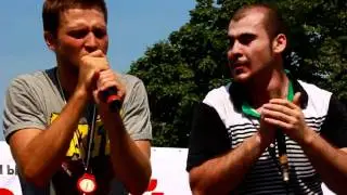 Beatbox. Vahtang & Grizz-lee  НЕВЕРОЯТНО КРУТО!!!! (LIVE to LUJNIKI 2010 ).