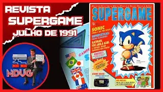 Revista SuperGame de Julho de 1991 - História dos Videogames #revistasdevideogame #sega