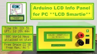 Arduino LCD Info panel for PC (LCD Smartie)
