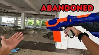 Exploring Abandoned Buildings with My Nerf Guns!!