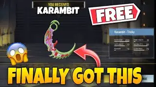 Finally I got FREE KARAMBIT skin in COD Mobile!