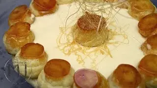 SAINT HONORÉ CAKE | With puff pastry, profiteroles, and chiboust cream