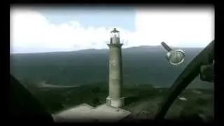 ARMA 3 Helicopter flight in old film style