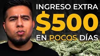 Como ganar dinero extra RÁPIDO en internet $500 de ingresos/mes [Mejor estrategia]
