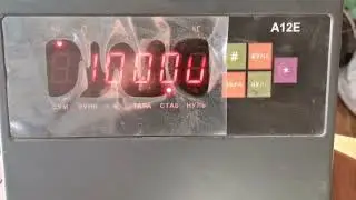Проверка и калибровка авто-весов А12Е, на пункте приема металла...