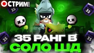 ПУШУ ДРАКО НА 35 РАНГ В СОЛО ШД 😨 СТРИМ БРАВЛ СТАРС! 🏆