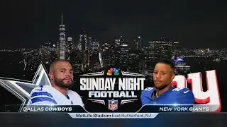 Sunday Night Football on NBC intro | DAL@NYG | 9/10/2023