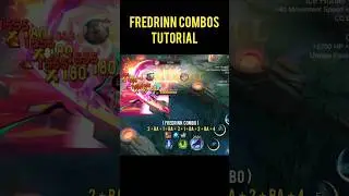 ✅  FREDRINN COMBOS TUTORIAL #mobilelegends #mlbb#fredrinn