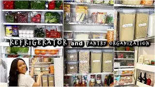 EXTREME REFRIGERATOR, PANTRY & GAS COOKER KITCHEN DEEP CLEAN & ORGANIZE WITH ME | OMABELLETV
