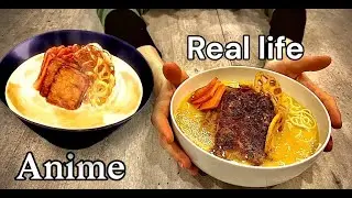 I repeat the ramen from the anime Food Wars