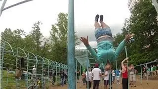 GoPro test 120 fps. Кадры с ежегодного сбора в Петербурге.