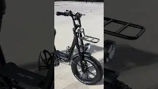 Fun Fat Tire eBike with Cargo Rack Full Suspension