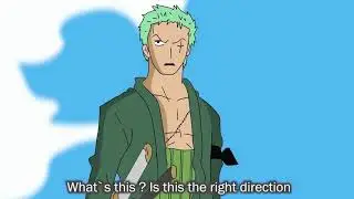 Zoro combate da solo contro gli Akatsuki
