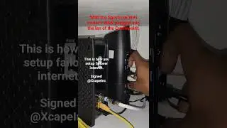 Your Spectrum cellular backup internet wasn't installed right. 