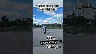 2 Ball Dribble Pass Basketball Drill