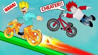 MOTU Vs KHALEEL In Roblox Obby But You Are On BIKE 🌀🌀 Khaleel and Motu Gameplay