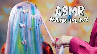 Hair Brushing and Styling  *ASMR